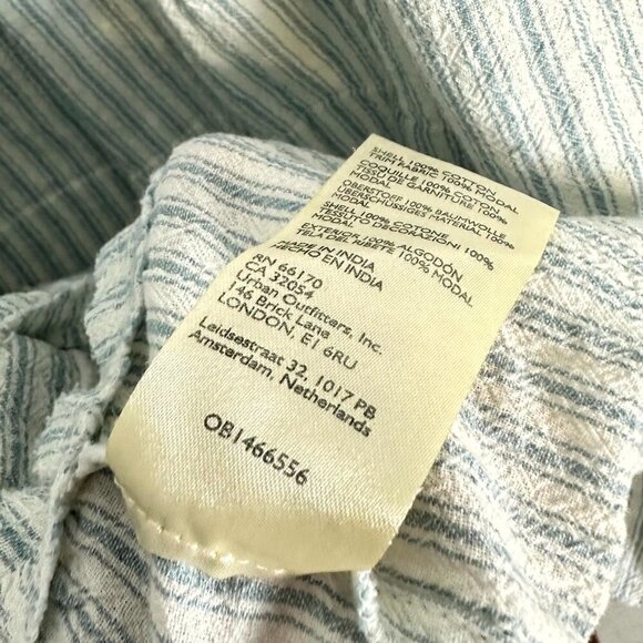 FREE PEOPLE Desert Days Stripe Mini Dress in Ivory Combo Size Medium - Picture 8 of 15